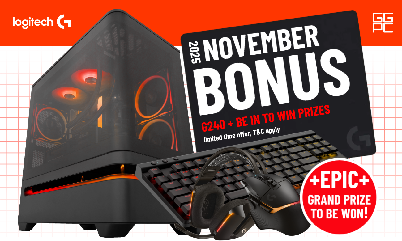 Picture of GGPC November Logitech G Gaming PC Bonus + Prize Event at PB Tech